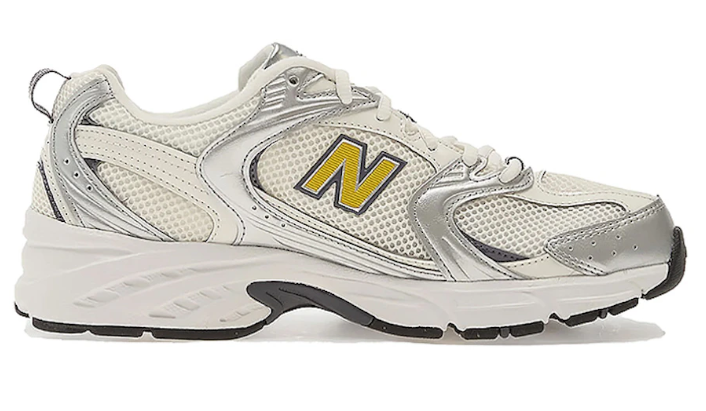 New Balance 530 Silvery?White Mesh Upper U530153 Casual Running Shoes