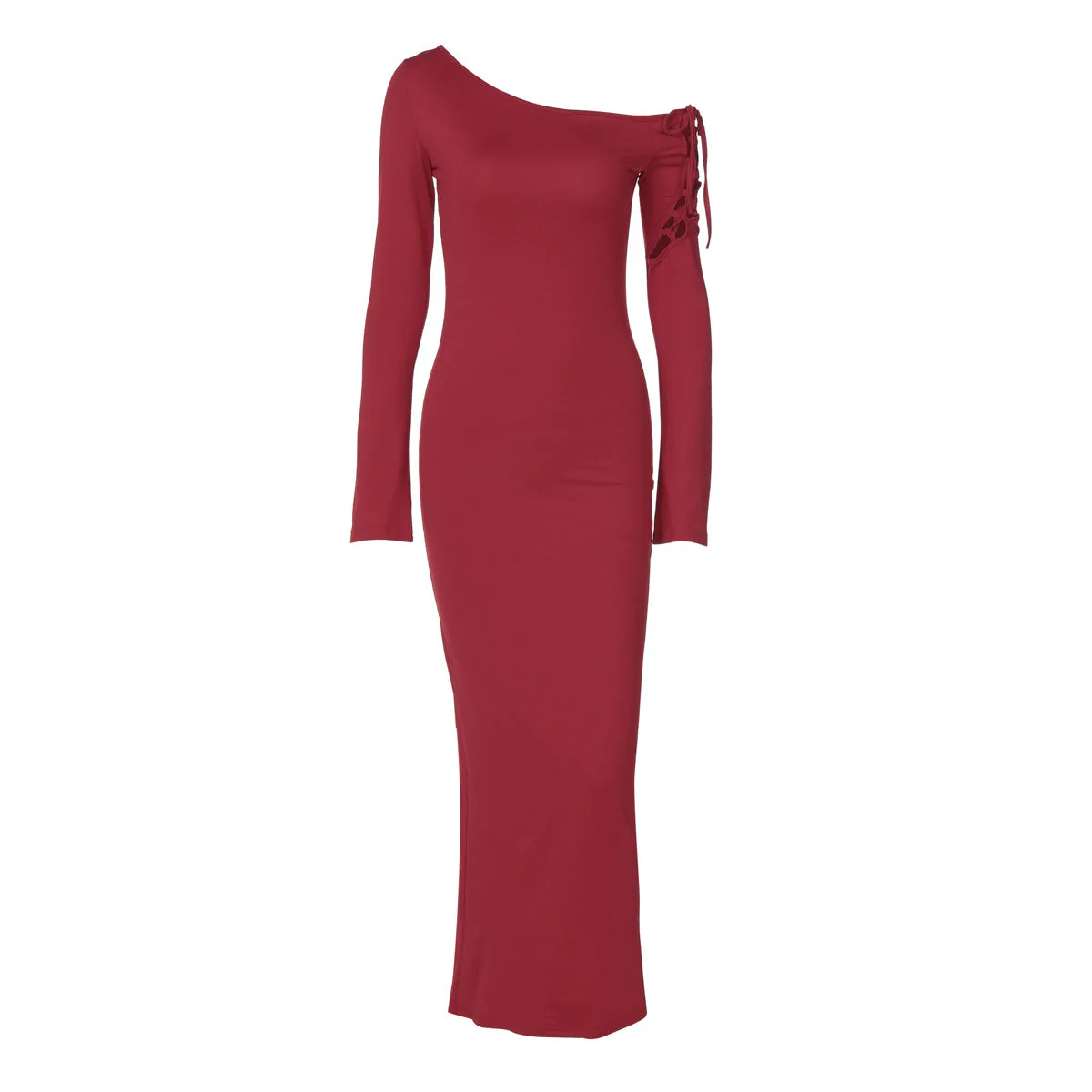 Asymmetrical One-Shoulder Maxi DressClistos