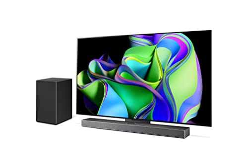 LG C3 Series 55-Inch Class OLED evo 4K Processor Smart Flat Screen TV for Gaming with Magic Remote AI-Powered OLED55C3PUA, 120Hz Refresh rate, 2023 with Alexa Built-in
