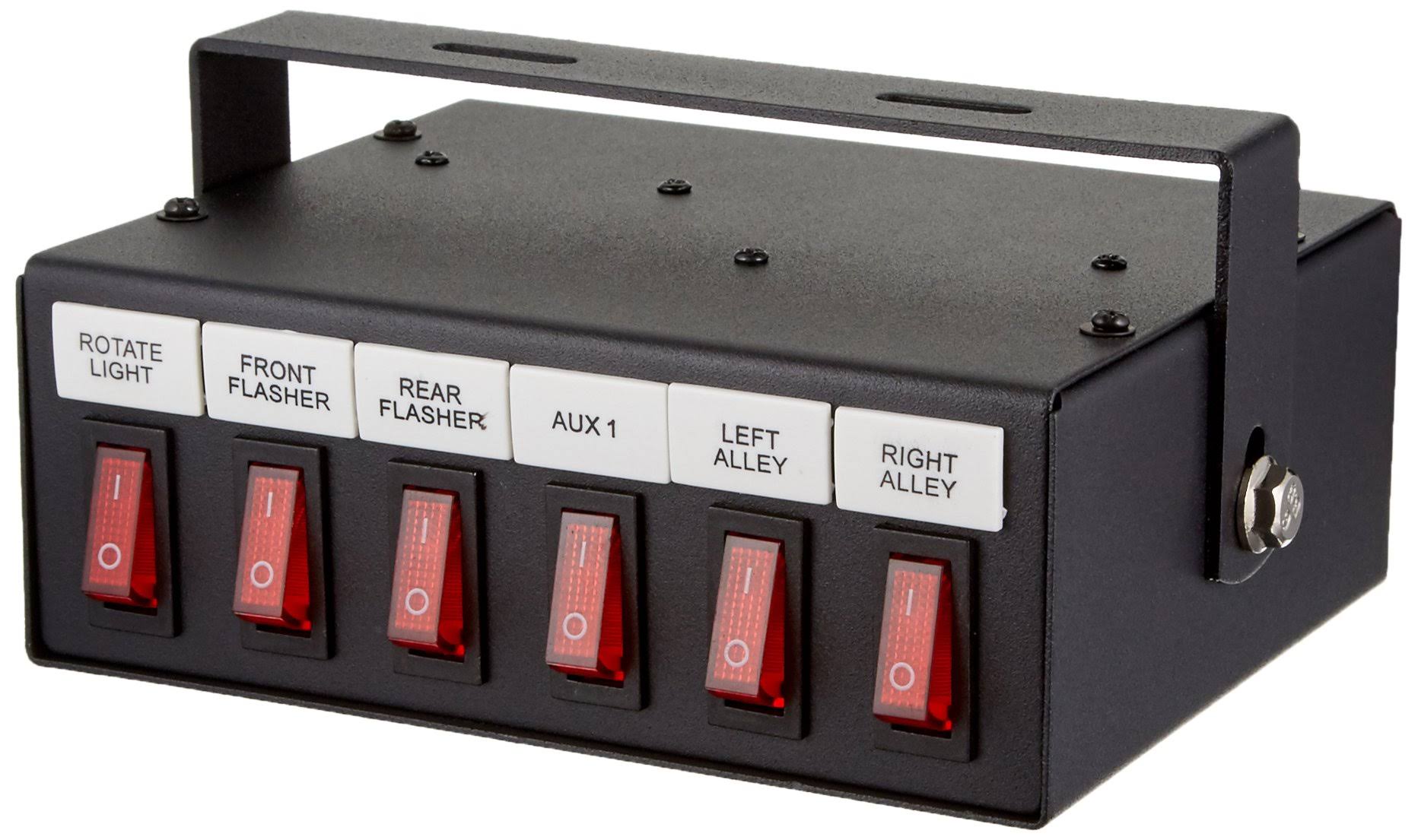 Buyers Products 6391106 Switch Box,6-Function,Backlit
