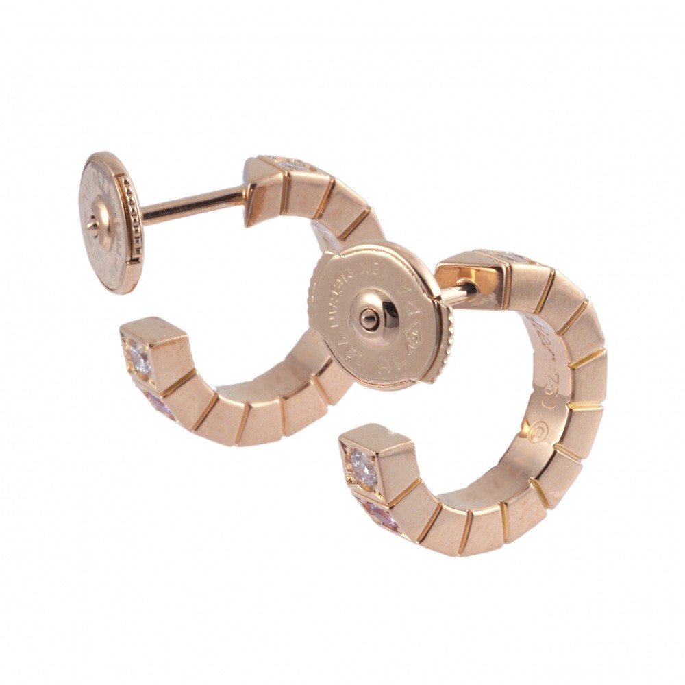 Cartier Laniere Earrings 18K Rose Gold