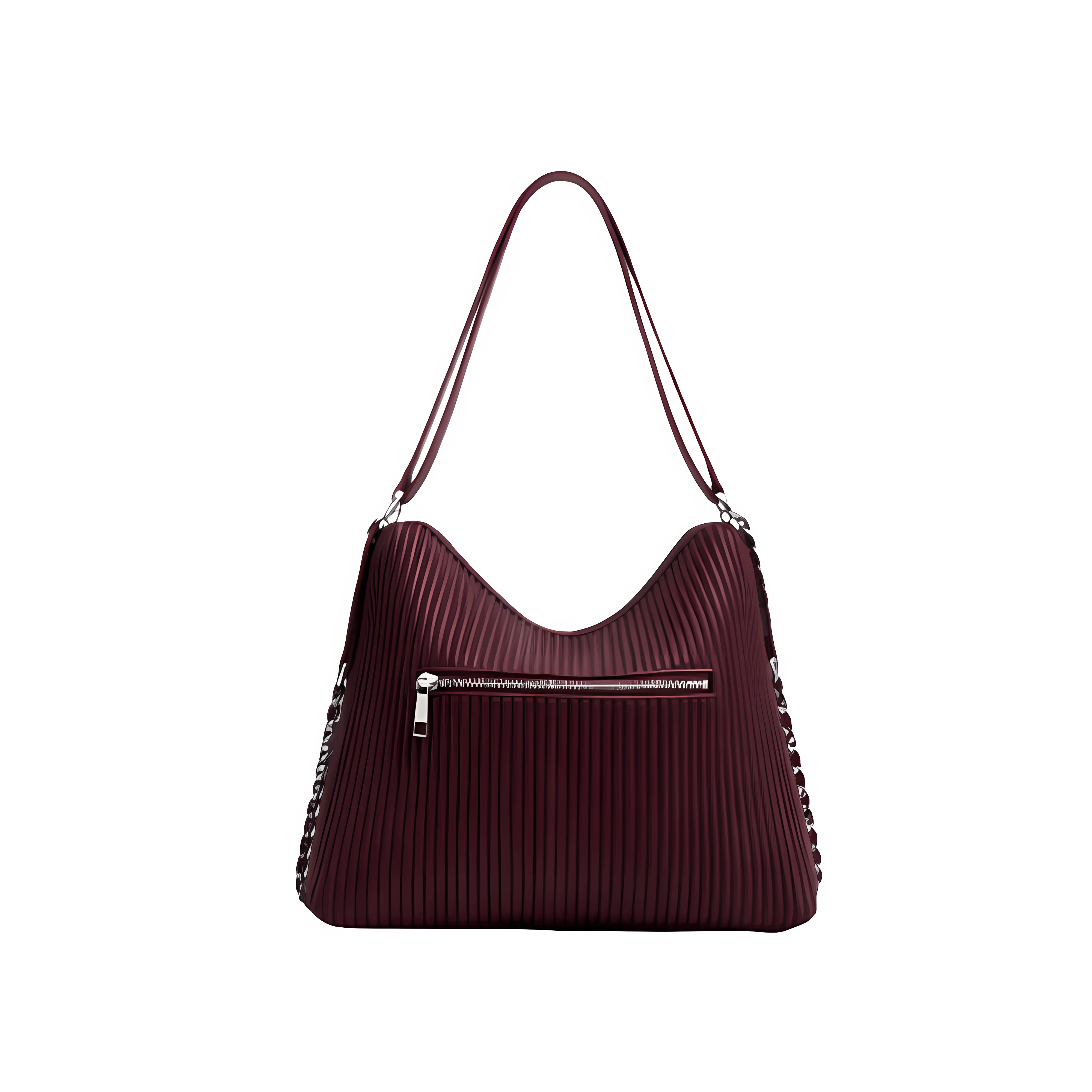 Chanel Bag | Maxi Hobo Purple Shiny Lambskin