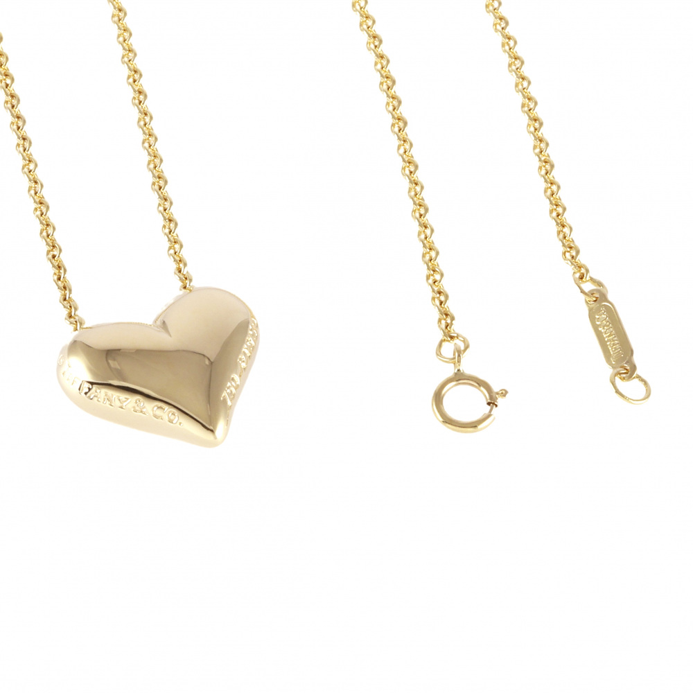 Tiffany & Co. Tiffany Dots 5PD K18YG Yellow Gold PT950 Necklace Platinum & 18K Yellow Gold Diamond