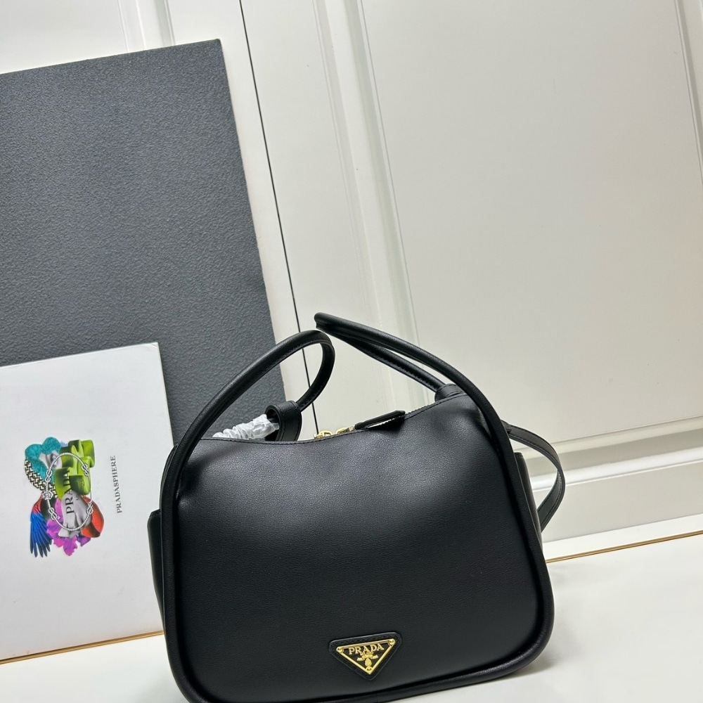 Prada Darling Handbag Black 25Cm