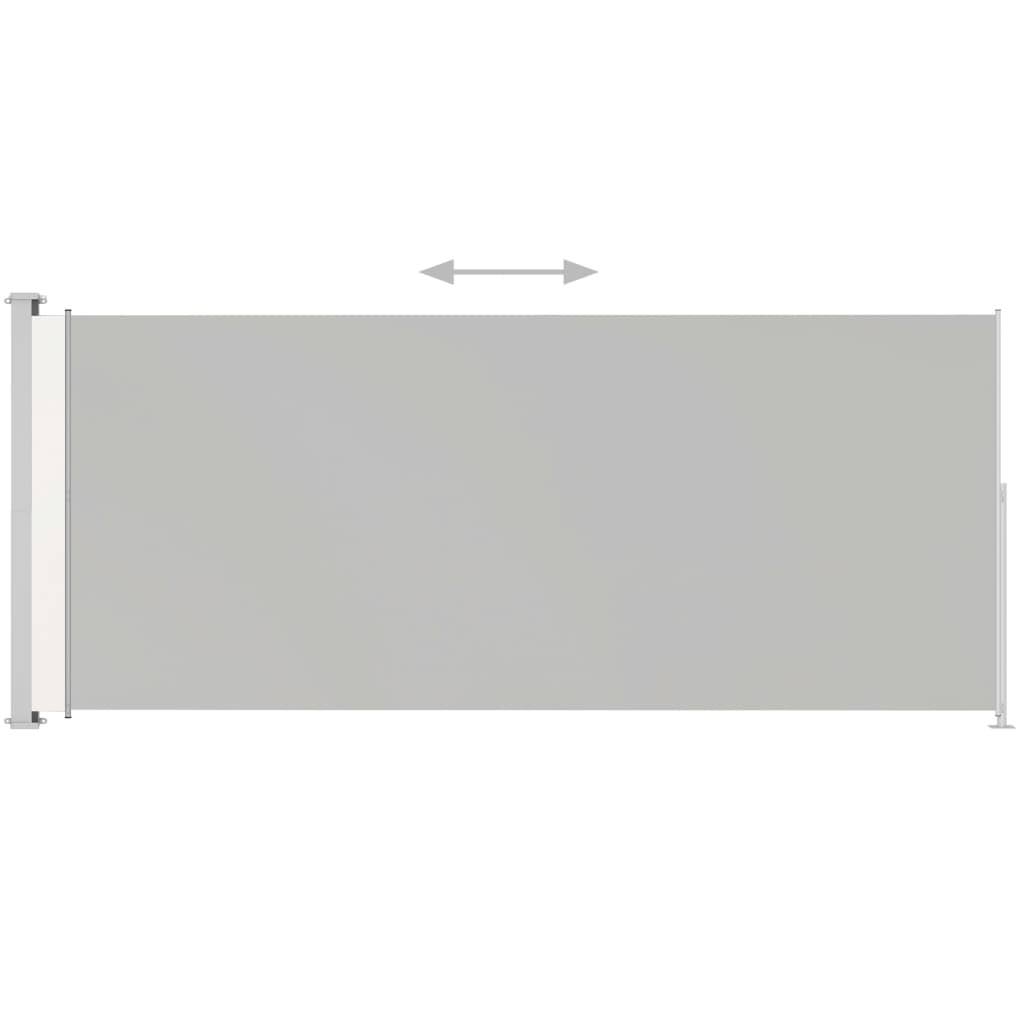 vidaXL Patio Retractable Side Awning 70.9x22x196.9x22 Cream