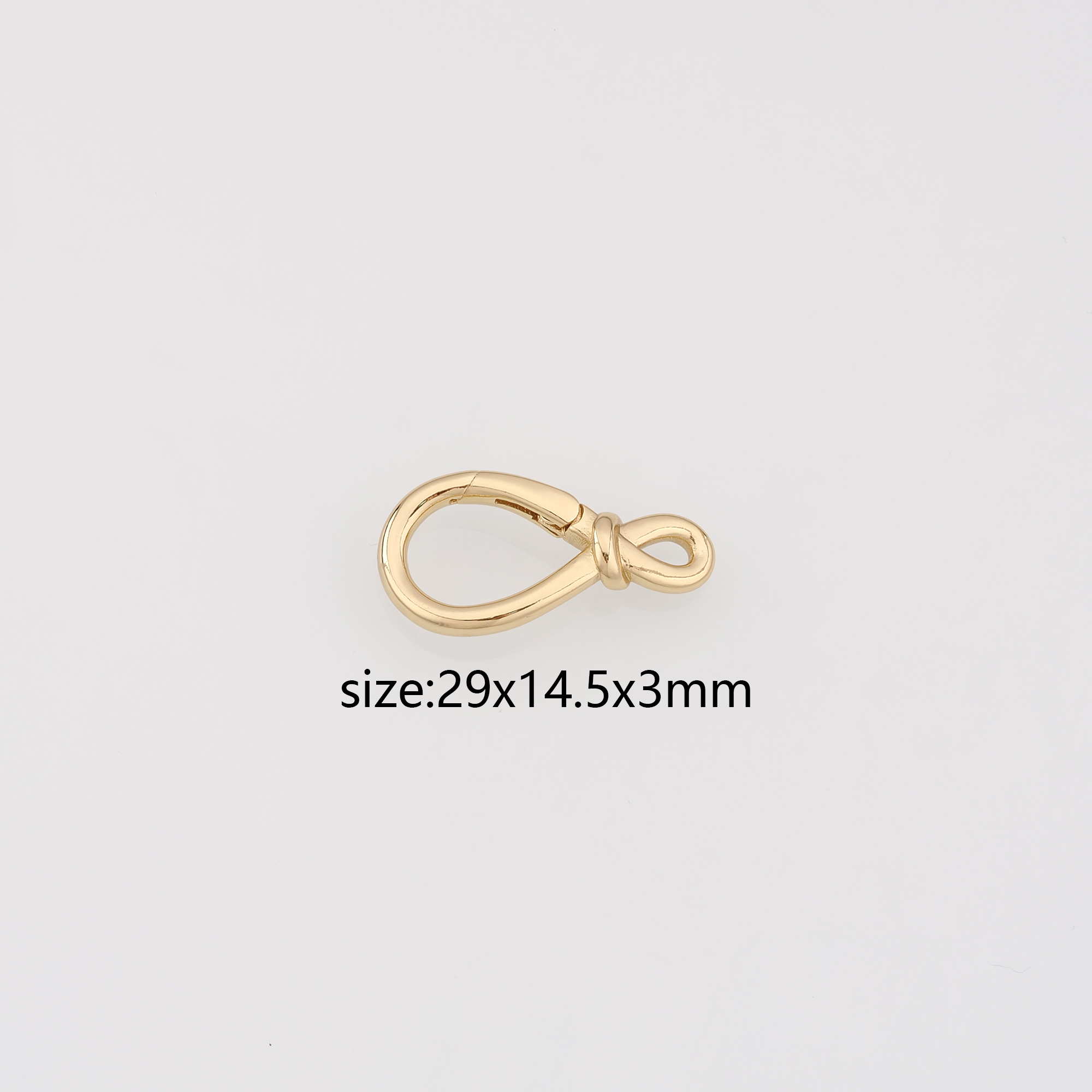 18K Gold Filled Lobster Claw Clasp,Lobster Clasp Lock,Spring Buckle for DIY Jewelry Necklace Bracelet