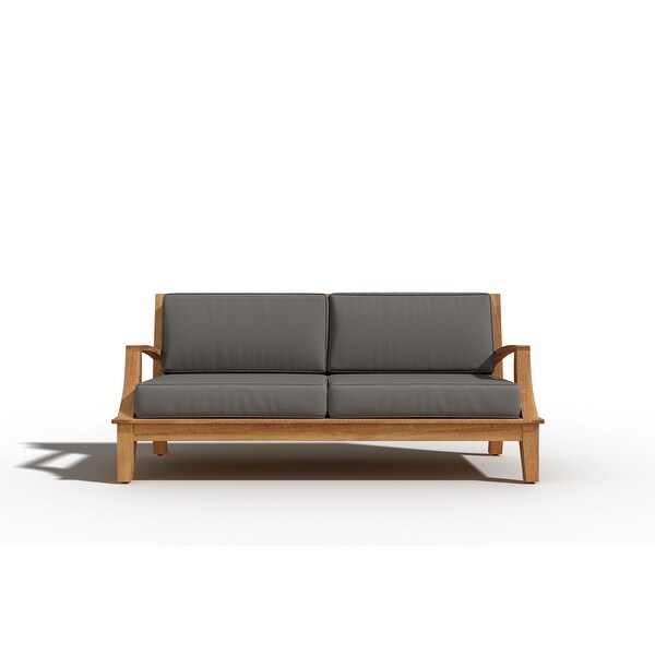 Eliane Teak Sofa with Sunbrella Cushion