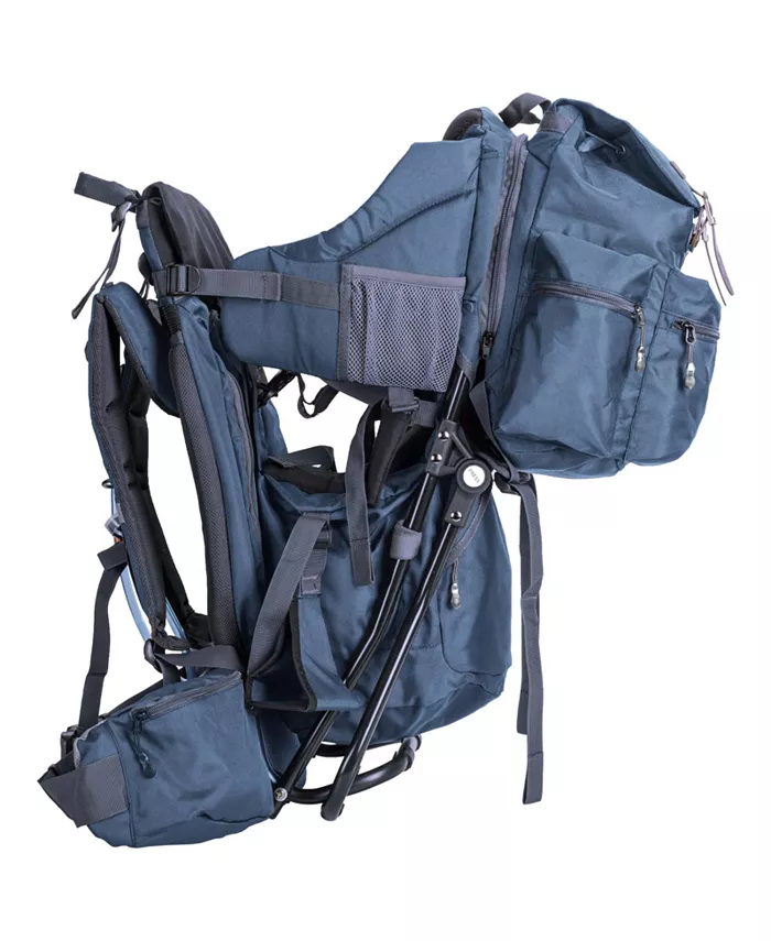 ClevrPlus Baby Hiking Child Carrier Backpack Camping with Detachable Bag, Blue