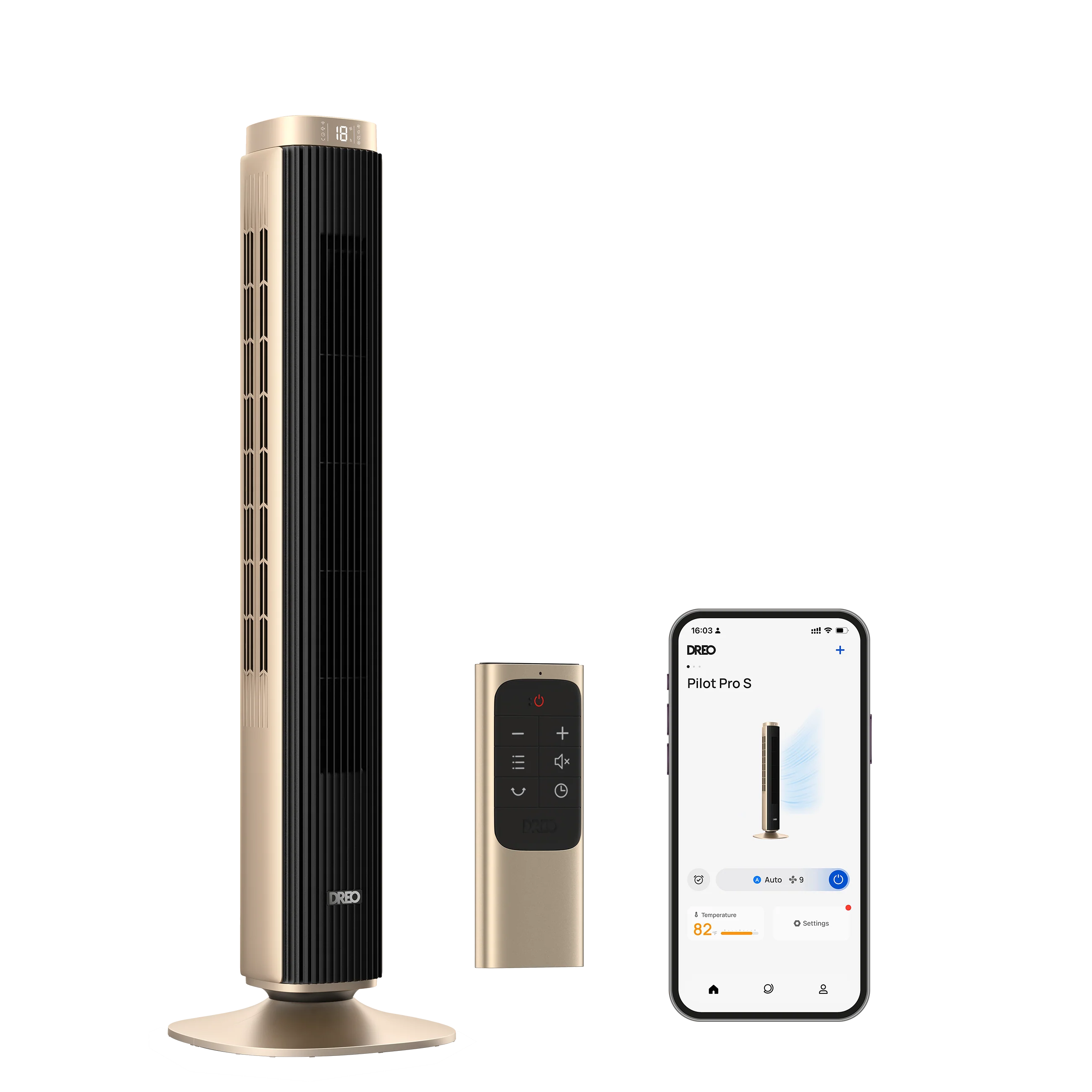 Smart Tower Fan Pilot Pro S 26ft/s