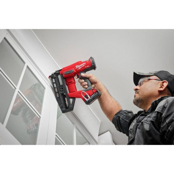 3020-20-2904-20 M18  18V Lithium-Ion Brushless 16-Gauge Straight Finish Nailer with M18  1/2 in. Hammer Drill/Driver