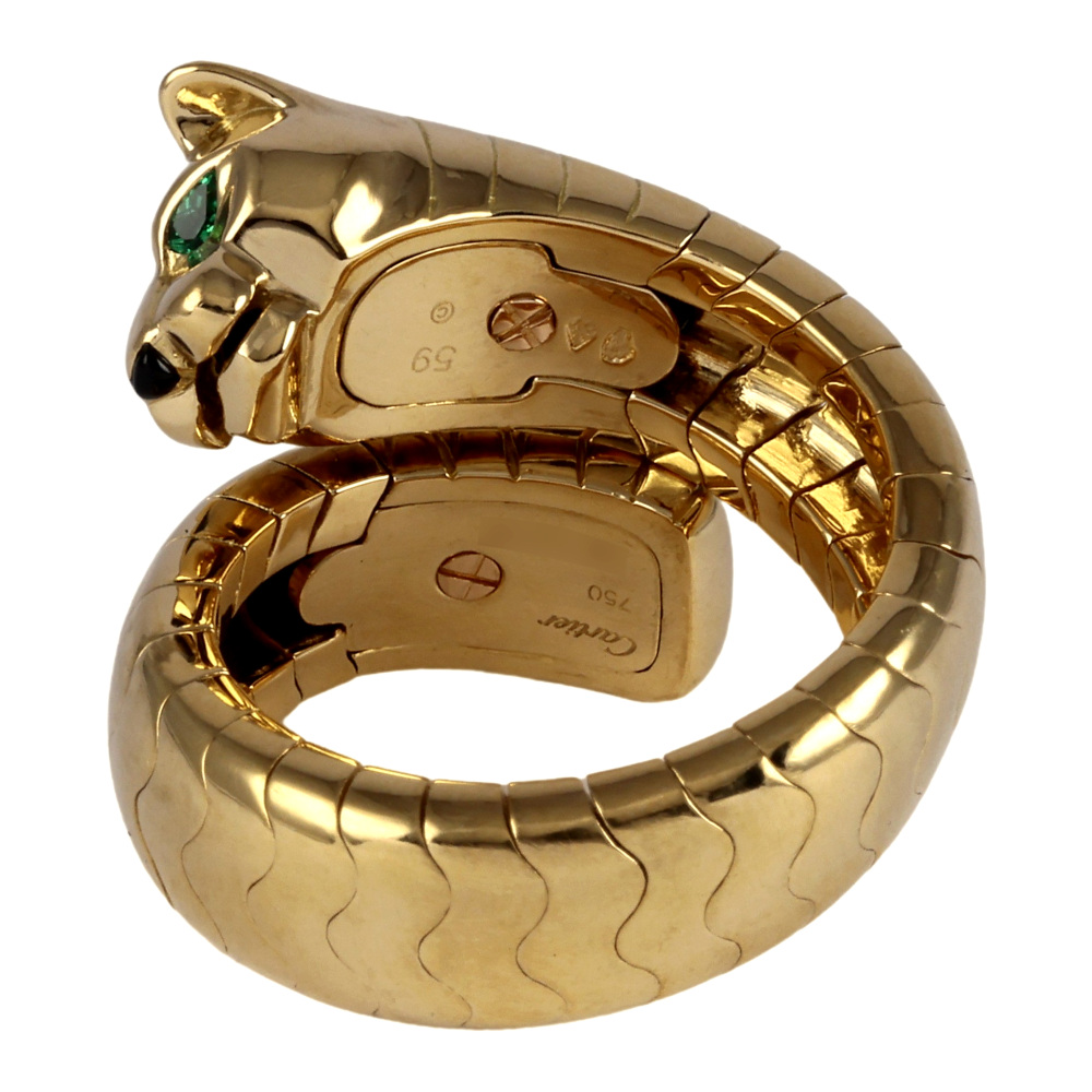 Cartier Panthère Lacalda Ring 18K Yellow Gold