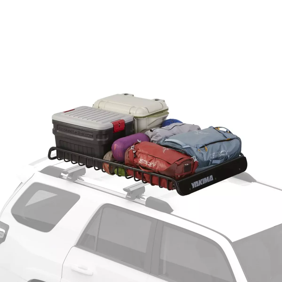 YAKIMA LoadWarrior 18 Inch Extension for Medium Sized Cargo Basket with Removable Accessory Bar, Made From Weather Proof Heavy Duty Steel