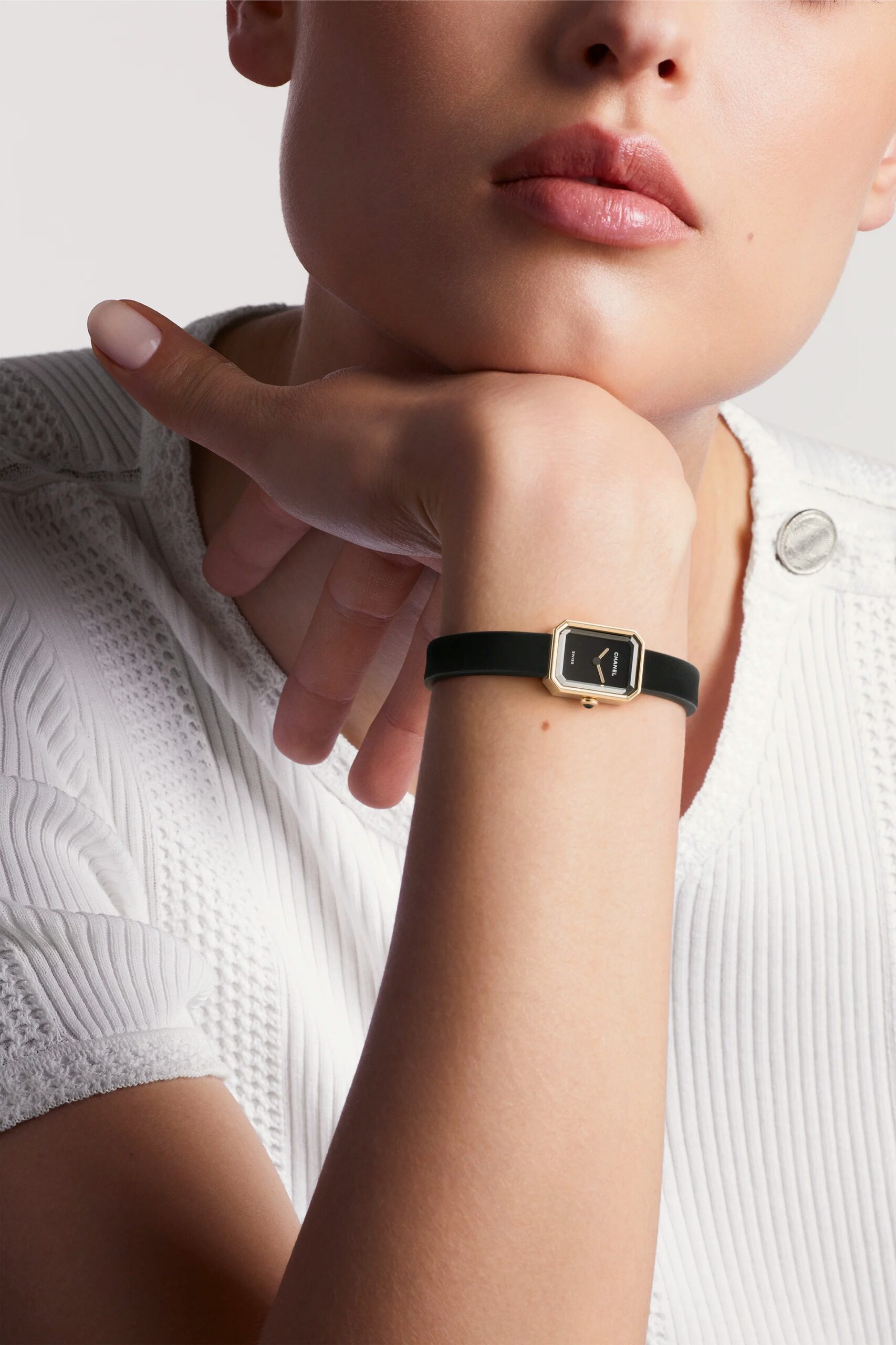 Chanel Première Ribbon Watch Black Dial