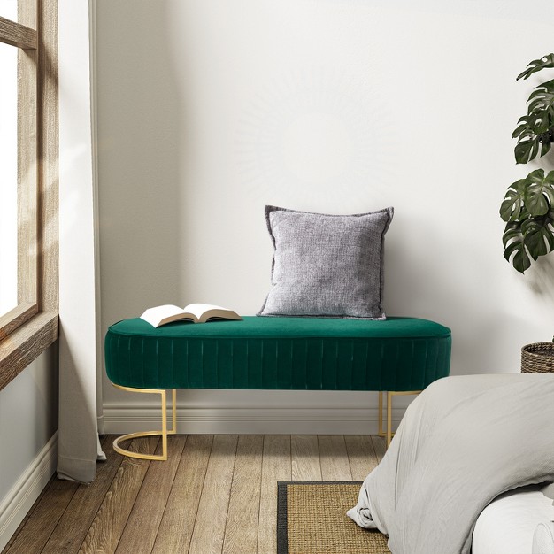 Nina Upholstered Bench For Bedroom Artful Living Design