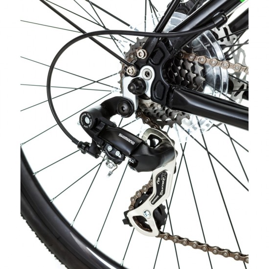 Central Men’s Commuter Bike, 700c wheels, 21 speeds, Black