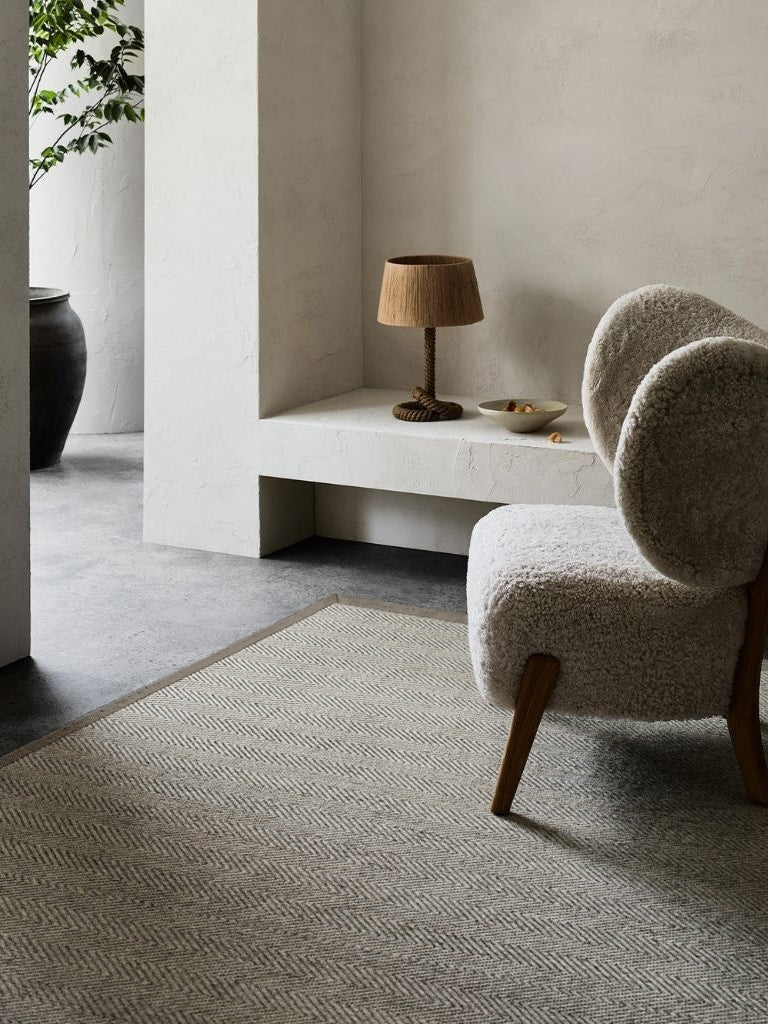 CP077 - Brazilian Natural Sisal Loro Piana Herringbone Hand-Woven Washable Living Room Four Seasons Carpet
