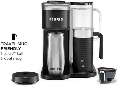 SMART Single Serve K-Cup Pod Coffee Maker, Black