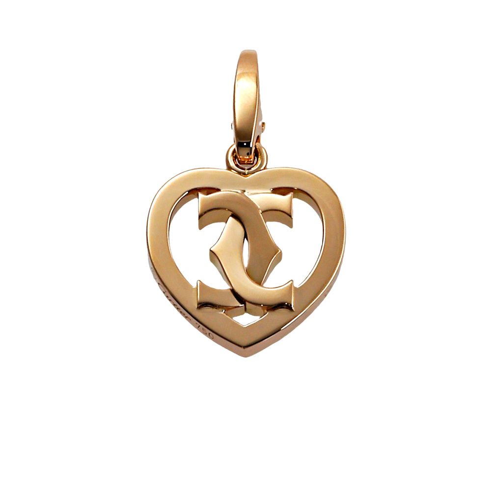Cartier 2C Heart Accessory 18K Rose Gold