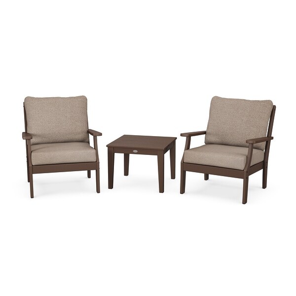POLYWOOD Braxton 3Piece Deep Seating Set