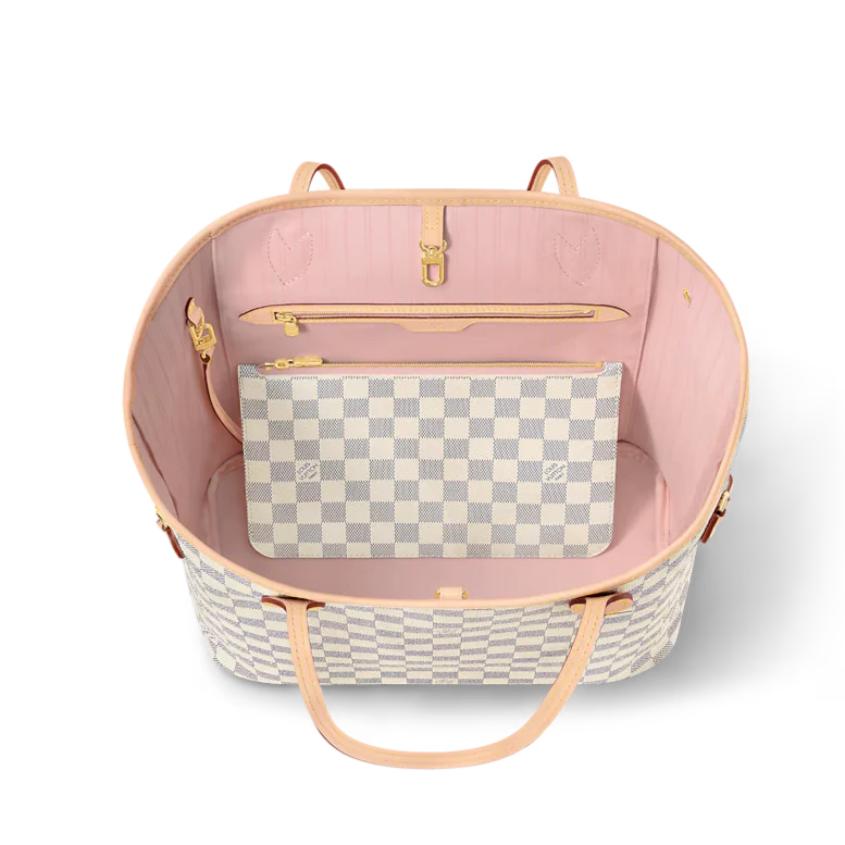 Louis Vuitton Neverfull MM Handbag - Rose Ballerine