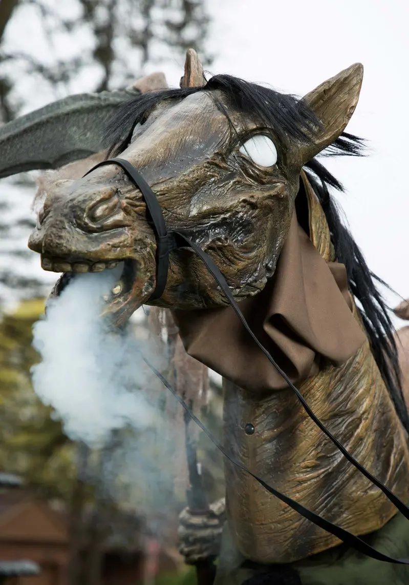 Reaper’s Ride Animatronic Haunted House Prop with Motion Effects