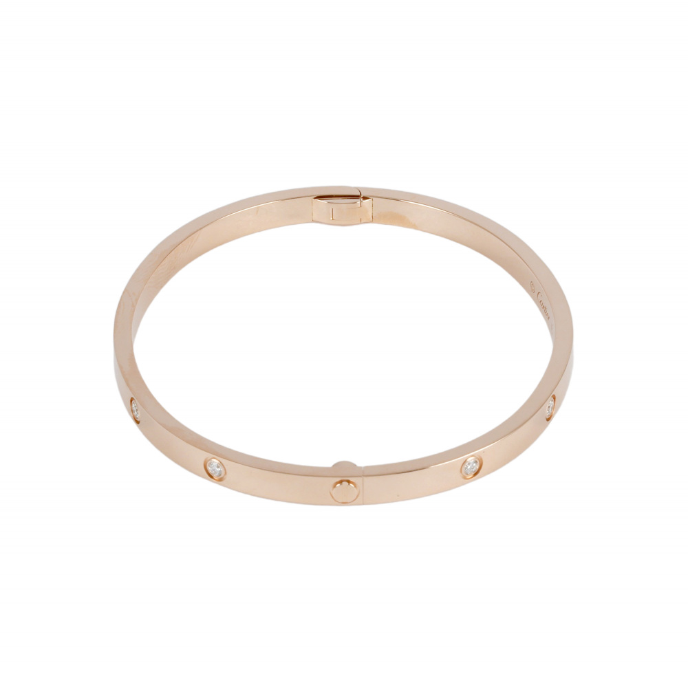 Cartier Love Bracelet 18K Rose Gold Diamond B6047900