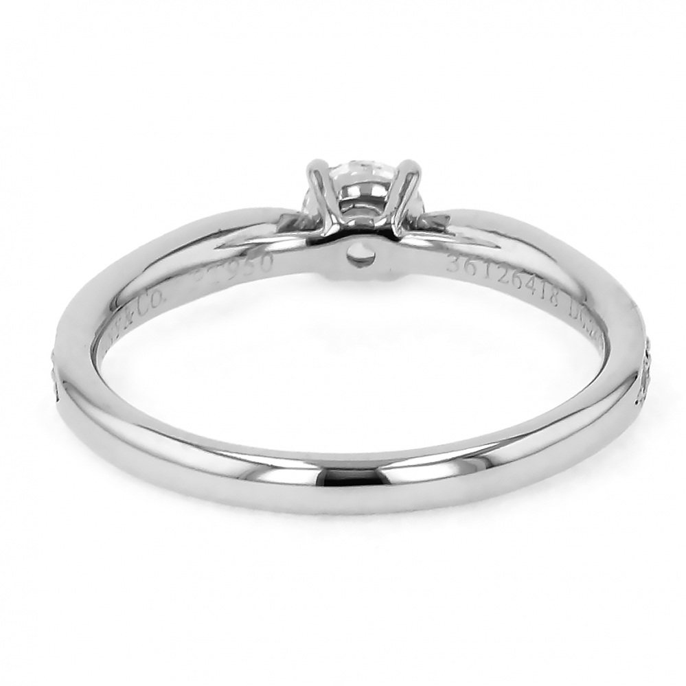 Tiffany & Co. Tiffany Platinum Harmony Diamond Ring PT950 I