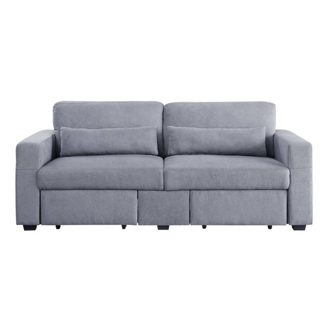 Rogyne Sofa Gray Linen Acme Furniture