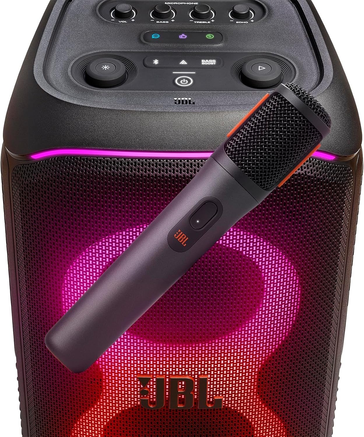 2X Digital Wireless Microphones, Rechargeable Battery (20hrs – 700mAh), Clear Voice, Crisp Sound, Stable 2.4GHz Connection (Black)