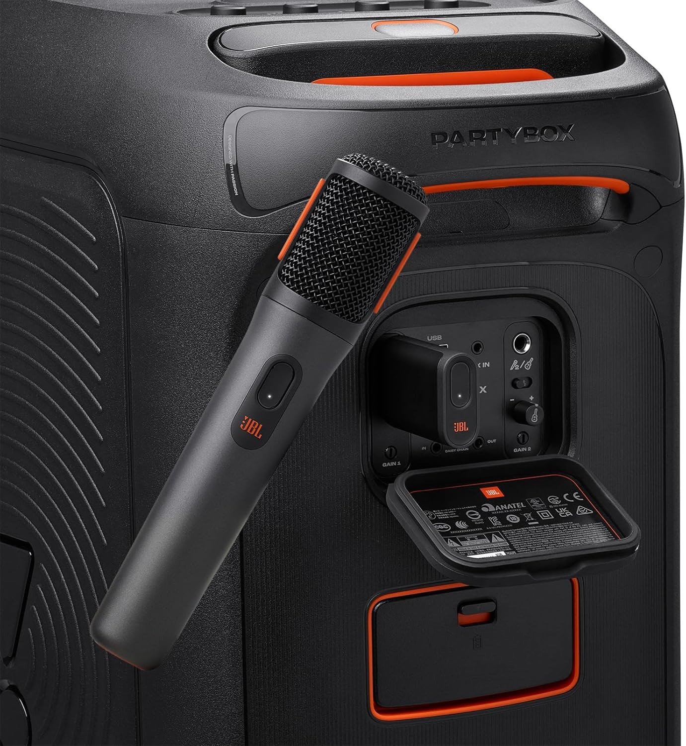 2X Digital Wireless Microphones, Rechargeable Battery (20hrs – 700mAh), Clear Voice, Crisp Sound, Stable 2.4GHz Connection (Black)
