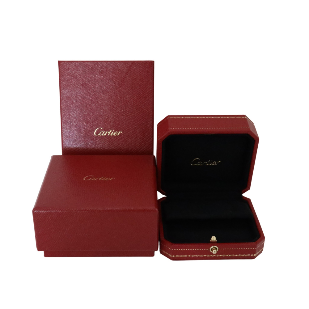 Cartier Trinity Classic Model Earrings Tri-Gold B80083231