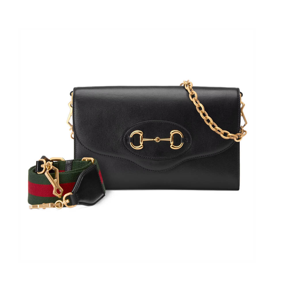 Gucci Horsebit 1955 Small Bag In Black Leather