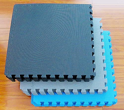 BalanceFrom Puzzle Exercise Mat with EVA Foam Interlocking Tiles