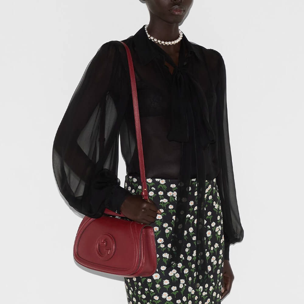 Gucci Blondie Small Leather Top Handle Bag