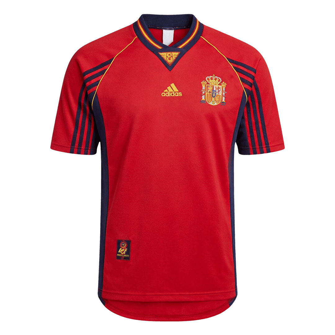 Retro Jersey Spain Home World Cup 1998