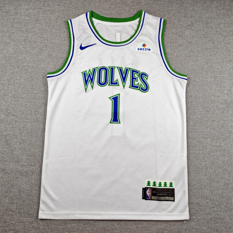 Men's Minnesota Timberwolves LaMelo Ball #1 White Swingman Jersey - Association Edition