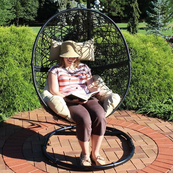 Sunnydaze Jackson Hanging Egg Chair