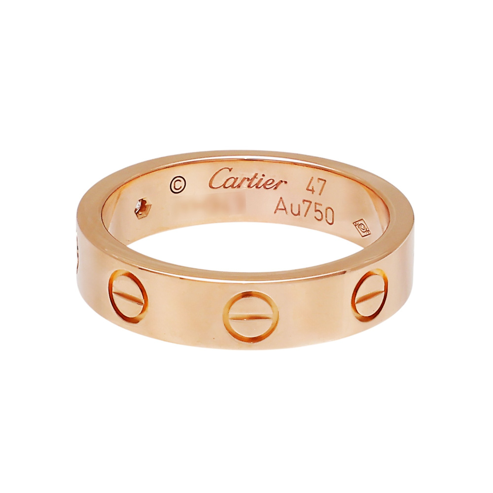 Cartier Love Ring 18K Rose Gold Diamond B4085200