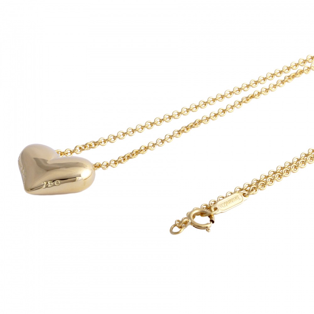 Tiffany & Co. Tiffany Heart Motif K18YG Yellow Gold Necklace