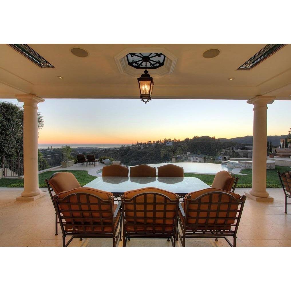 Infratech CD-Series 39x22 4000W Dual Element Electric Infrared Patio Heater - 240V - Stainless Steel - CD4024SS