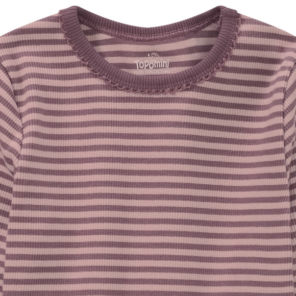 Topomini Pure Collection Baby Langarmshirt mit Rippstruktur