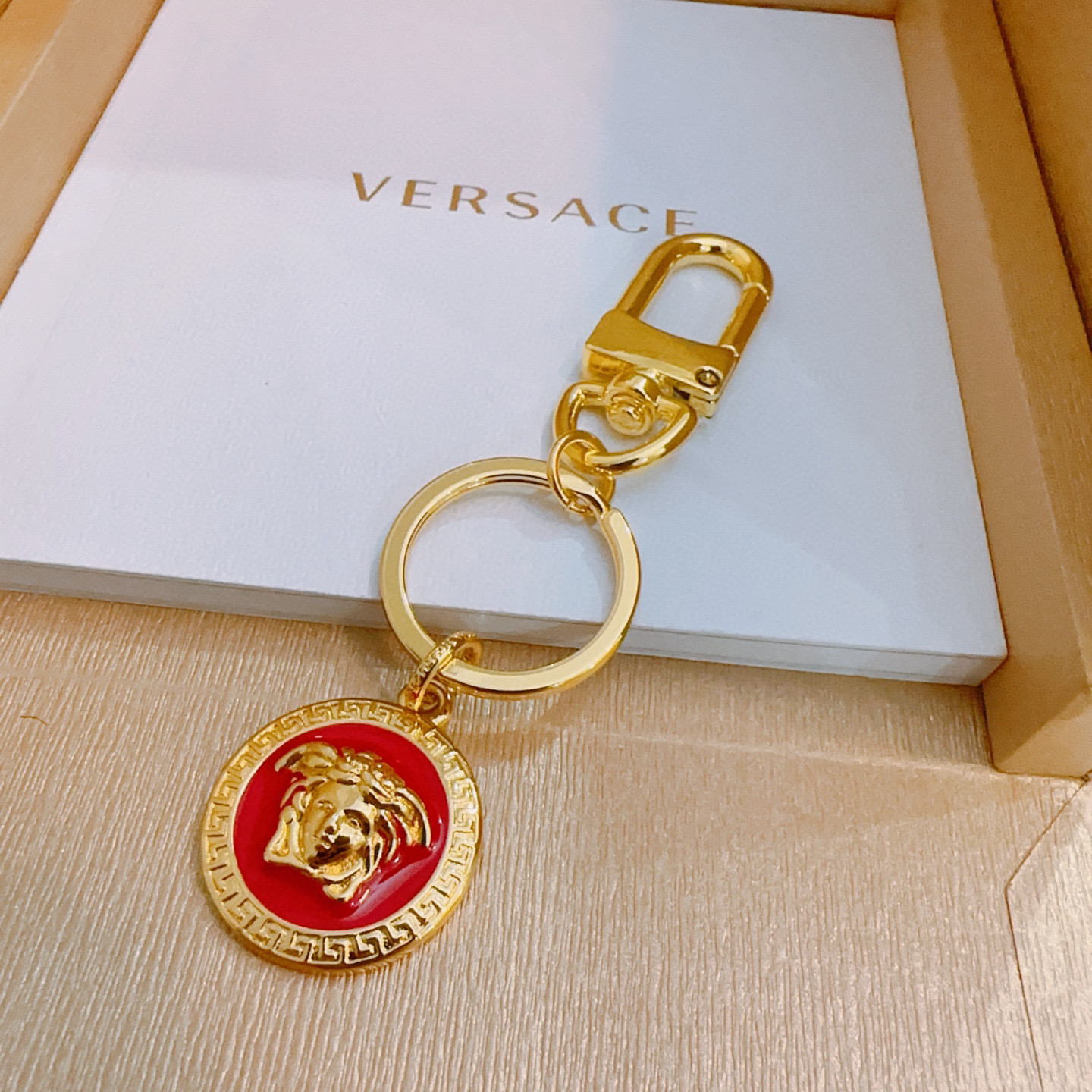 Versace keychain bag chain - cnluxepick