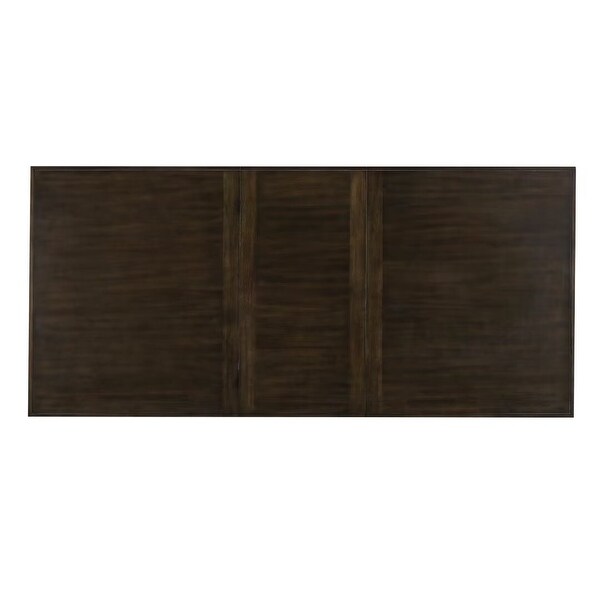 Extendable Dining Table Set with Removable Leaf,Padded Chairs and Bench
