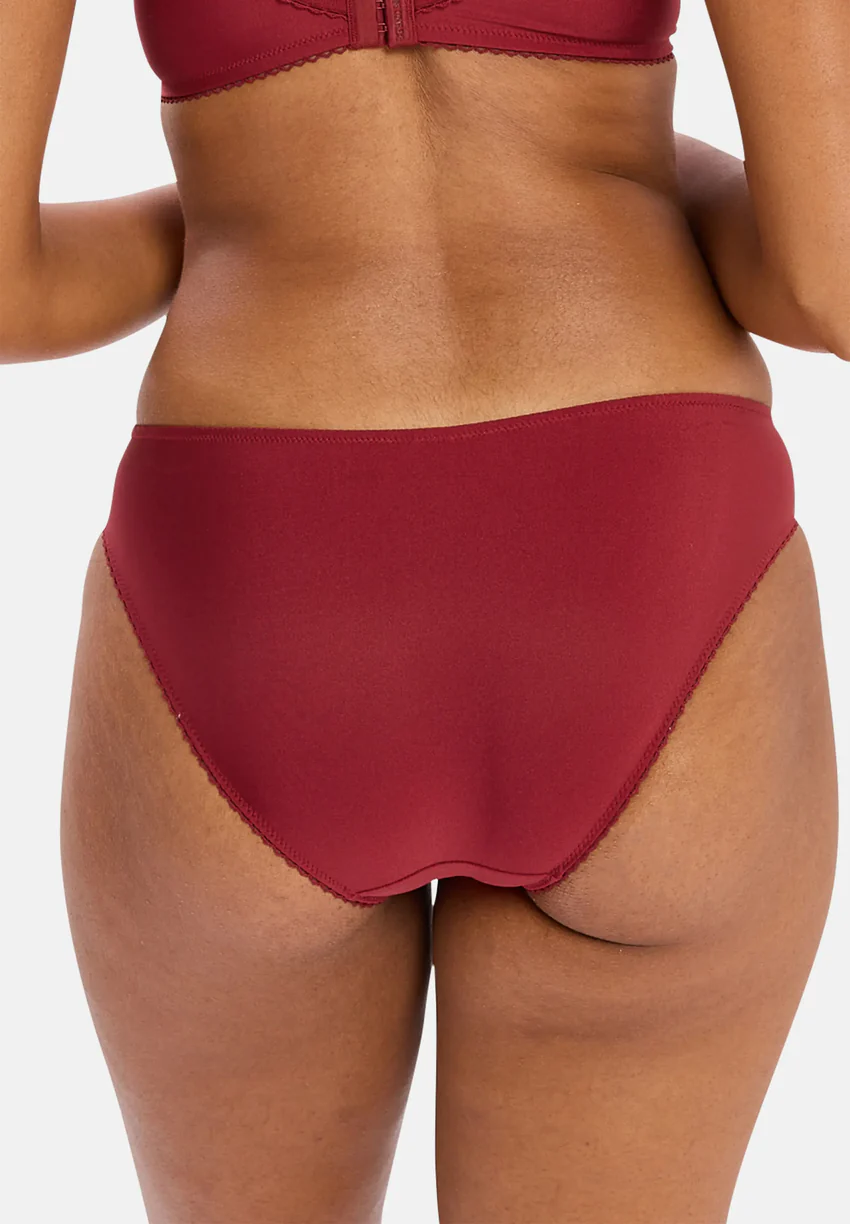 Slip Désiré Rouge & Lurex Cuivré
