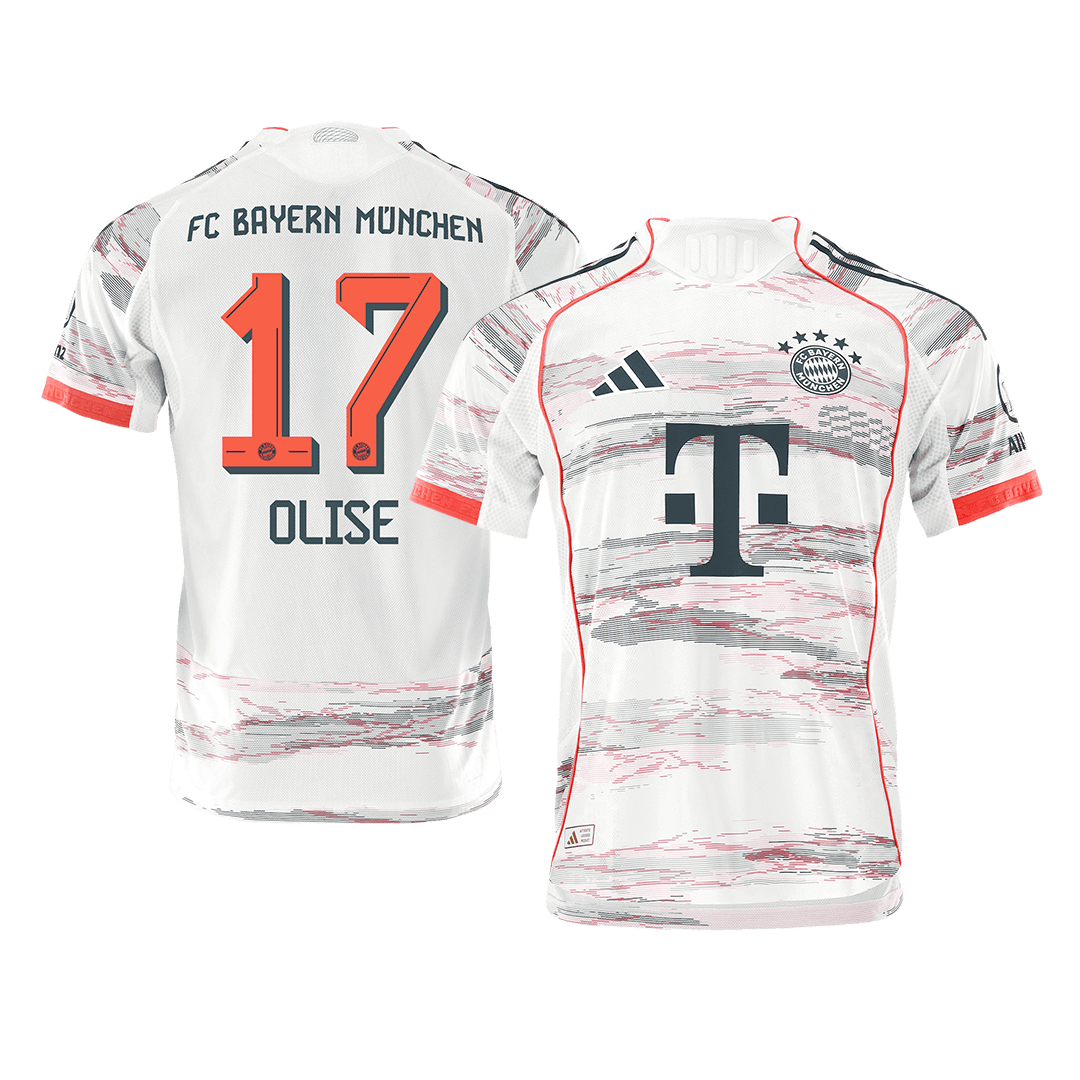 OLISE #17 Bayern Munich Away Player Version Jersey 2025/26