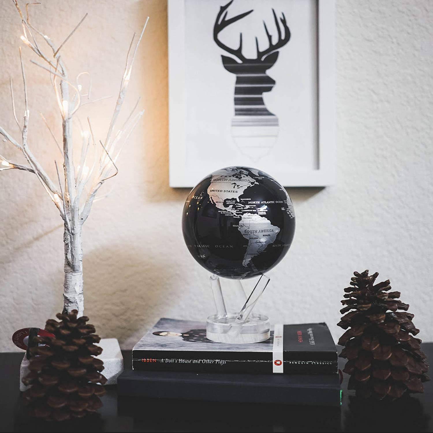 Mova 4.5x22 Revolving Globe, Black/Silver