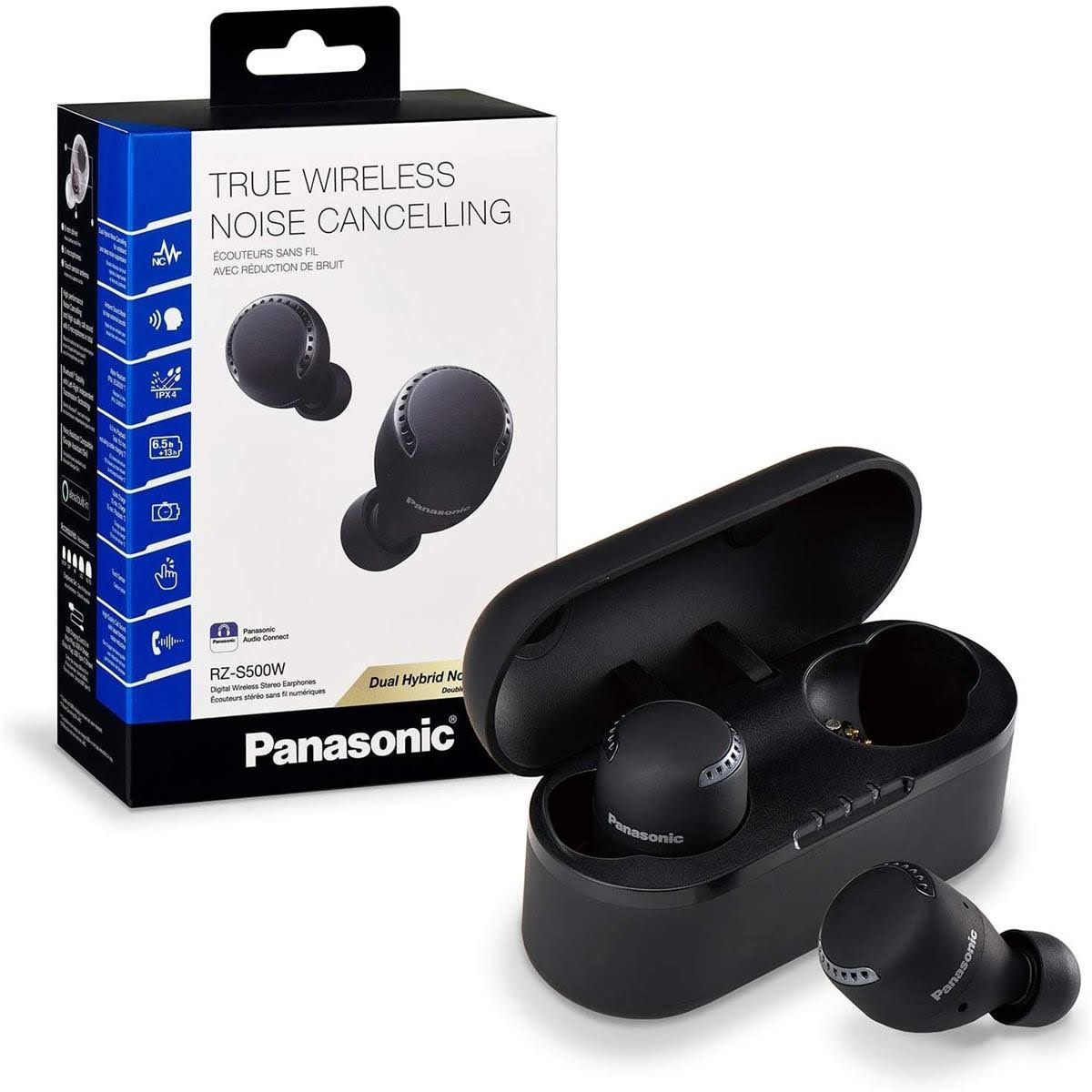 Panasonic RZ-S500W True Wireless Bluetooth Earphones (Black)