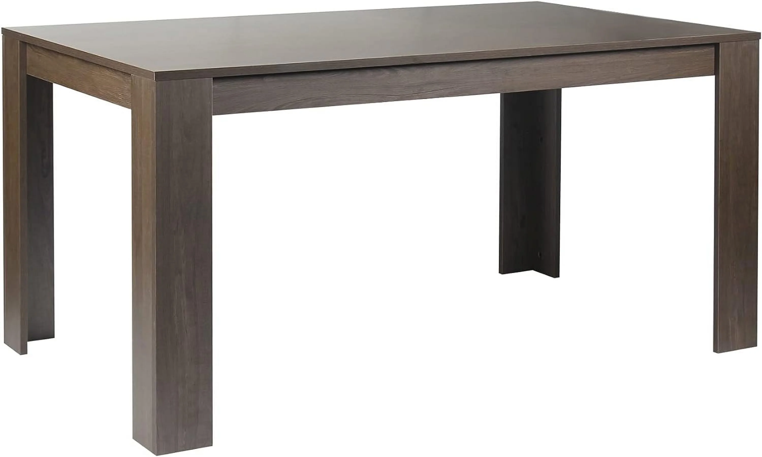 GIA Design Group 5 Piece Dining Table Set,Rectangular Wood Table and 4 Green Chairs,29.53''X35.04''X59.05'',Contemporary Collection Modern Style for Kitchen, Living Room, Dining Room