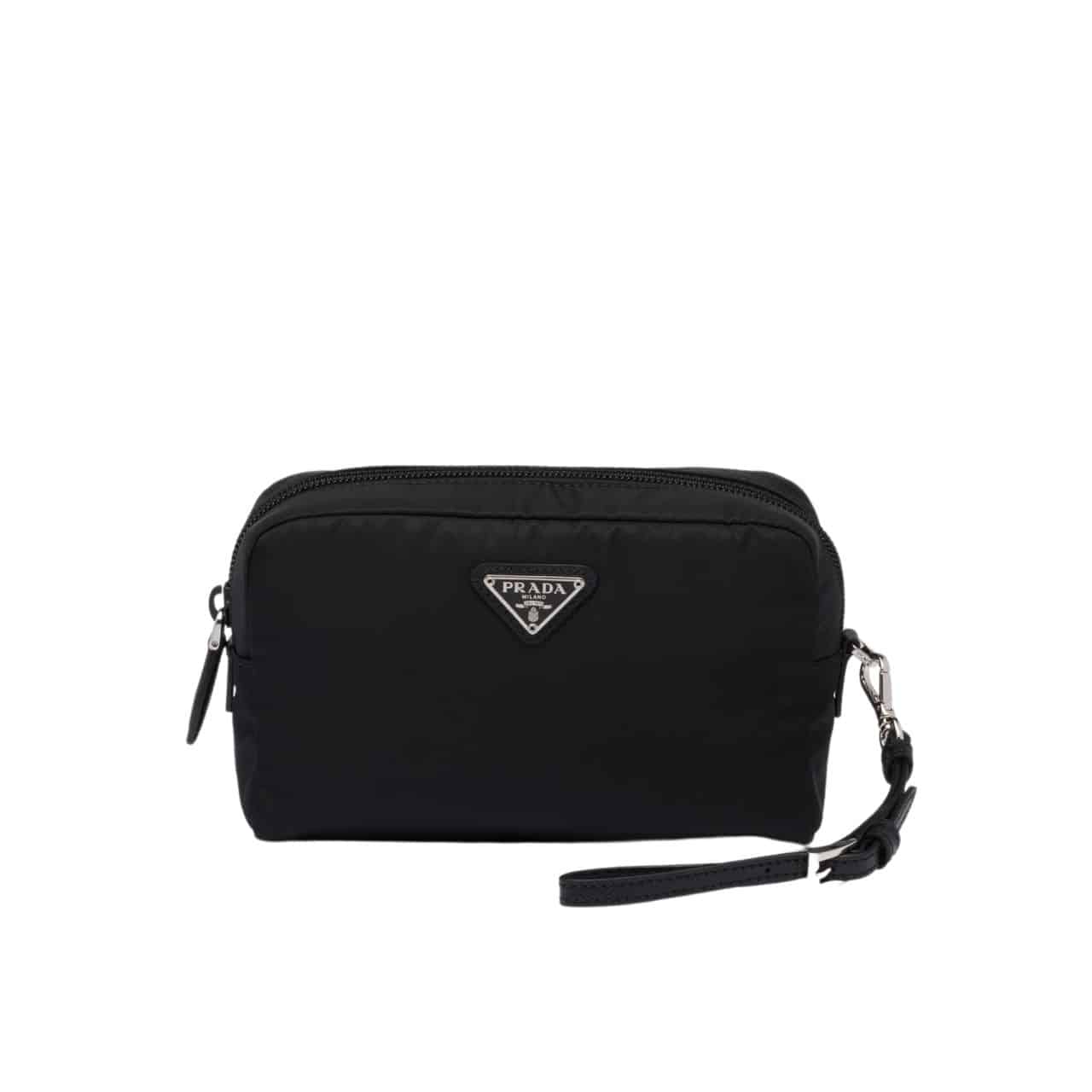 Prada Re Nylon Toiletry Bag Black 16Cm
