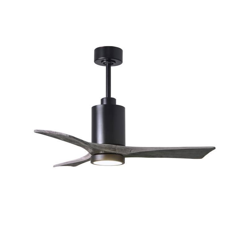 Patricia Ceiling Fan by Matthews Fan Company, Brushed Nickel, PA3-BN-BK-52
